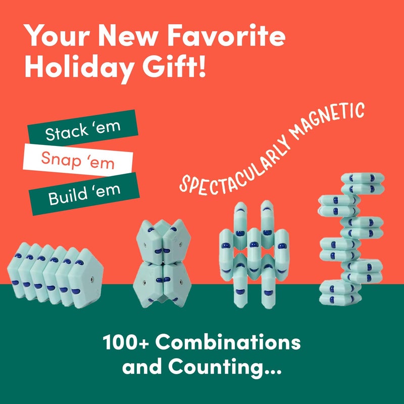 Speks Geode Magnetic Fidget Toy | Sensory Desk Toy for Adults & Teens 14+ | Stress Relief Gift | Sphere, Mile High - Image 5