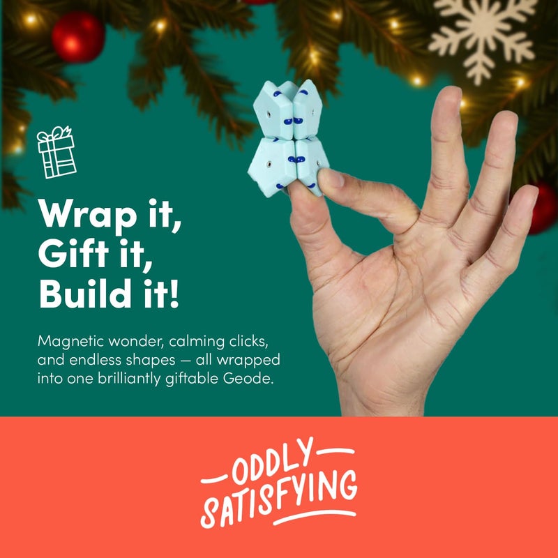 Speks Geode Magnetic Fidget Toy | Sensory Desk Toy for Adults & Teens 14+ | Stress Relief Gift | Sphere, Mile High - Image 4