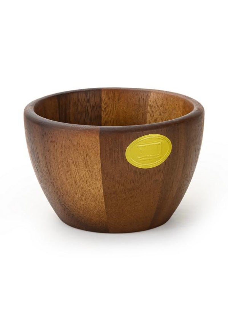 Billi Handcrafted Acacia Wood Peanut Serving Bowl Brown 11.5cm ACA 606