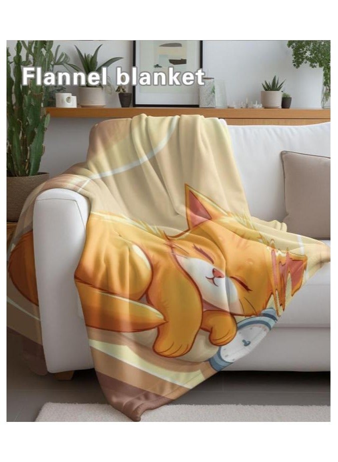 general Children's or student cartoon flannel thin blanket (warm and comfortable, suitable for sleep, games) 100cm*150cm - 640 - Image 5