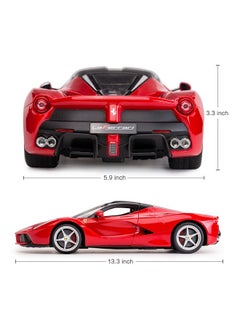 RASTAR RASTAR RC Car | 1/14 Scale Ferrari LaFerrari Radio Remote Control R/C Toy Car Model Vehicle for Boys Kids, Red  - Image 4