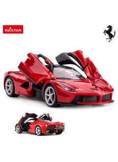 RASTAR RASTAR RC Car | 1/14 Scale Ferrari LaFerrari Radio Remote Control R/C Toy Car Model Vehicle for Boys Kids, Red  - Image 2