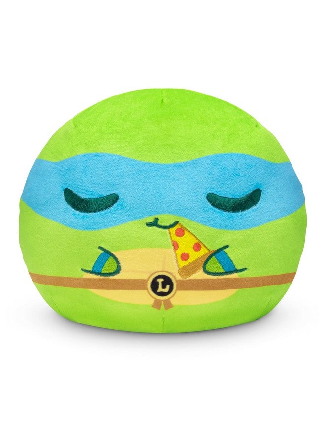 TeeTurtle Teenage Mutant Ninja Turtles 6" Reversible Plushie - Leonardo - Cute Kawaii Soft Stuffed Animal - Image 2