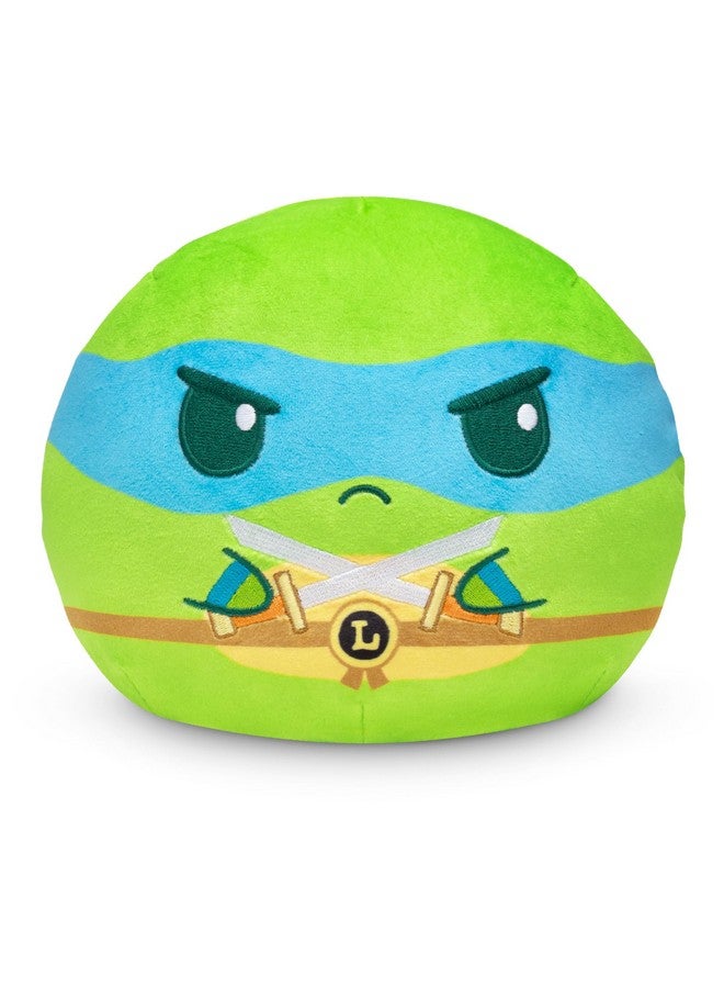 TeeTurtle Teenage Mutant Ninja Turtles 6" Reversible Plushie - Leonardo - Cute Kawaii Soft Stuffed Animal - Image 1
