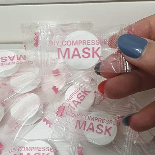 SCHUBERT Compressed Facial Face Sheet tablets DIY Facial Paper Spa Skin Care for women - Pack of 100 pcs - Image 2