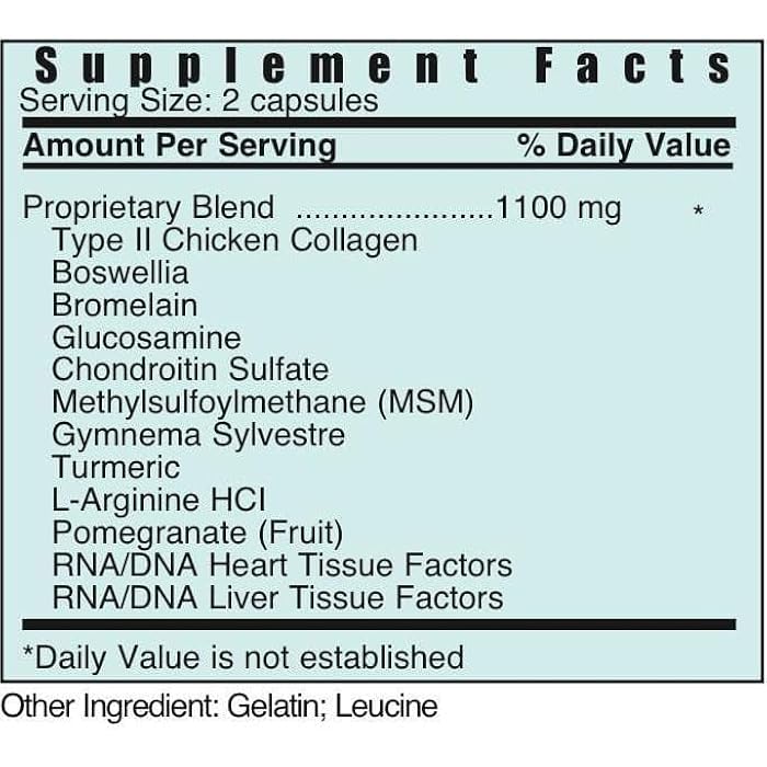 Systemic Formulas JOT – Joint/Disc/Cartilage 60 Capsules Bio Nutriment #133. Supports Cartilage Integrity, Joint Health, Lubrication and Comfort and Healthy Formation of Joints, Discs and Cartilage. - Image 5