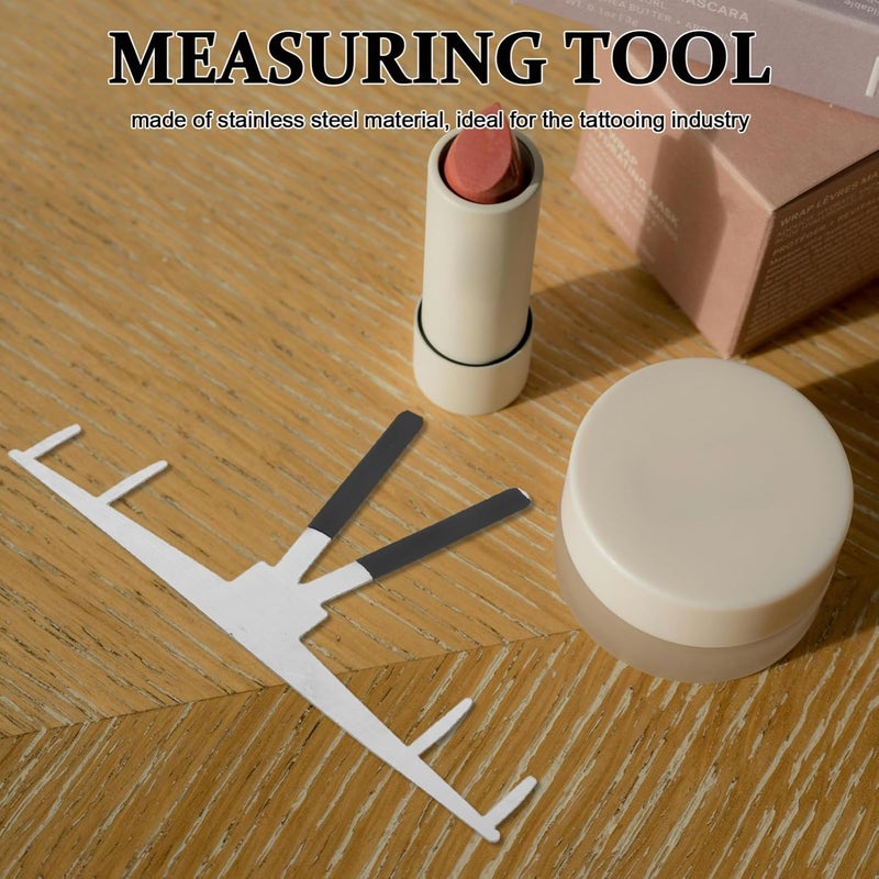 Position Ruler for Eyebrow Tattooing Eyebrow Mapping Tool for Accurate Measurement Precision Three-point Design - Image 5
