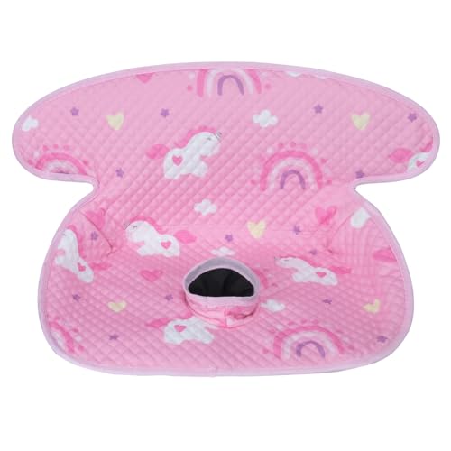 INFANZIA Dry Seat Car Seat Protector Waterproof Carseat Liner Potty Training Toddlers Baby and Infants Piddle Pad for Carseats Strollers Pink 1 Pack - Image 1