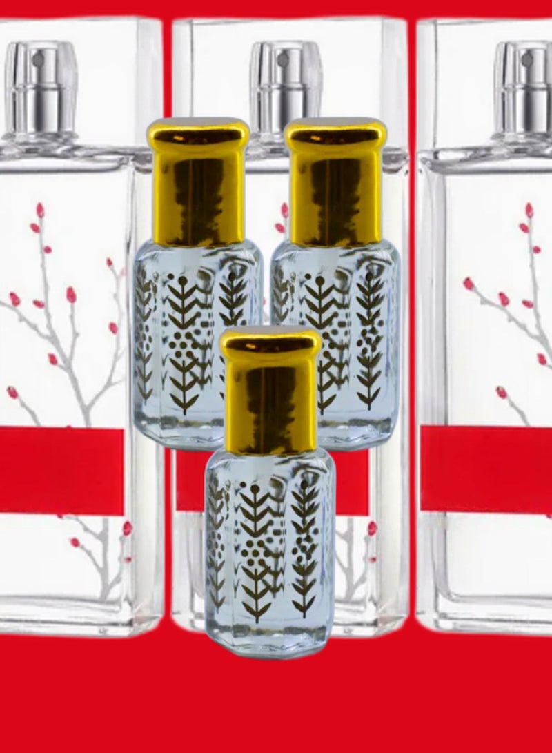 3 Pieces In Red Essential Oil For Women Original Clear 6 Ml