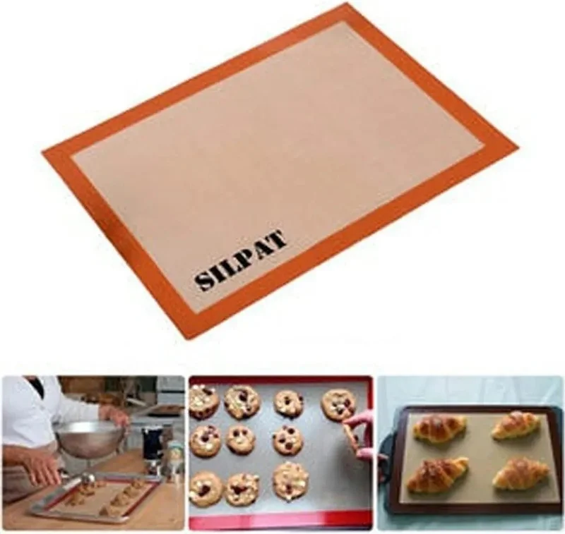Safestore Bilir Self-Oiled Silicone Baking Mat-Dough Rolling Mat 30X40