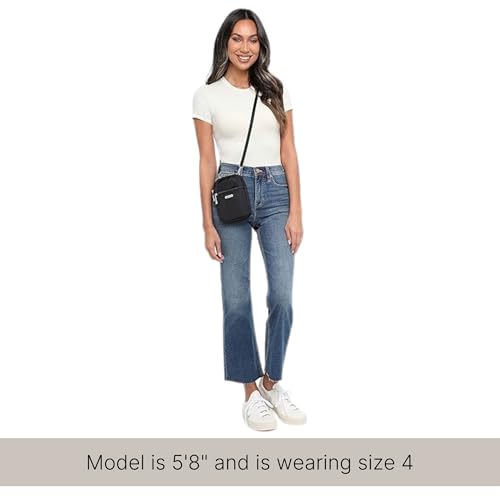 Baggallini Women's Essential Mini Crossbody Bag, Charcoal Gray - Image 5