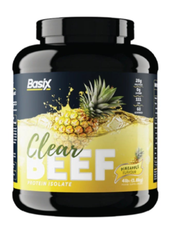 Basix clear beef isolate pineapple 4lb