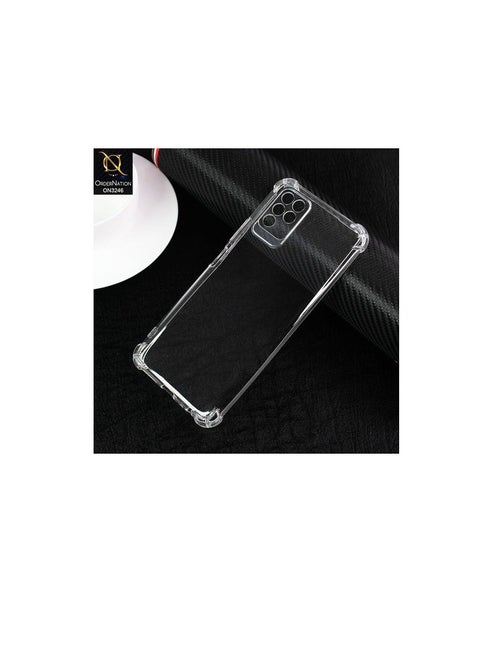 Infinix Note 10 Cover - Soft 4D Design Shockproof Silicone Transparent Clear Case