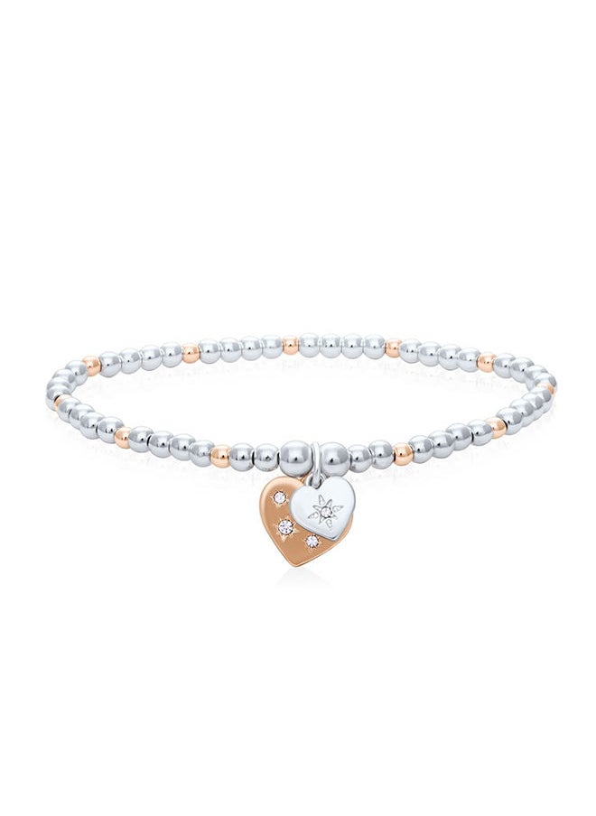 BUCKLEY LONDON - Wish Bracelet Duo - Wish Feather Bct + Heart Duo Bct - Image 1
