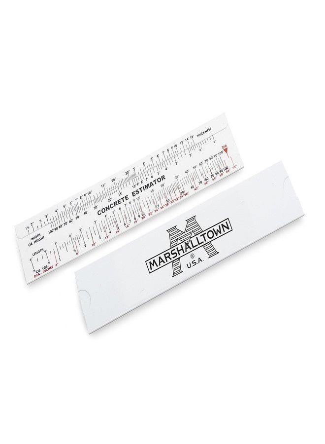 Marshalltown Concrete Calculator, Type Concrete, 100 Yards, Made in The USA, FTCCALC-W-100 - Image 1