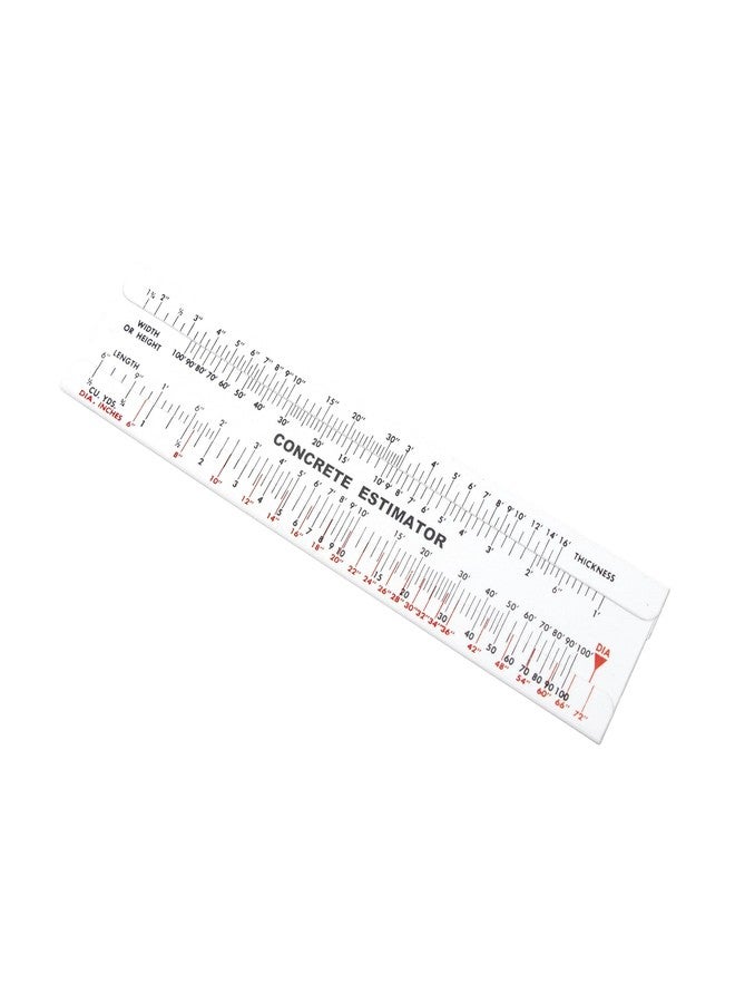 Marshalltown Concrete Calculator, Type Concrete, 100 Yards, Made in The USA, FTCCALC-W-100 - Image 3