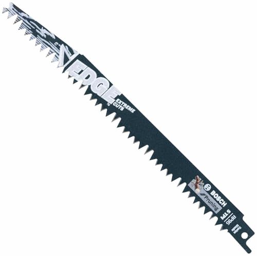 BOSCH RP95 5 pc. 9 In. 5 TPI Edge Reciprocating Saw Blades for Pruning, Grey - Image 5