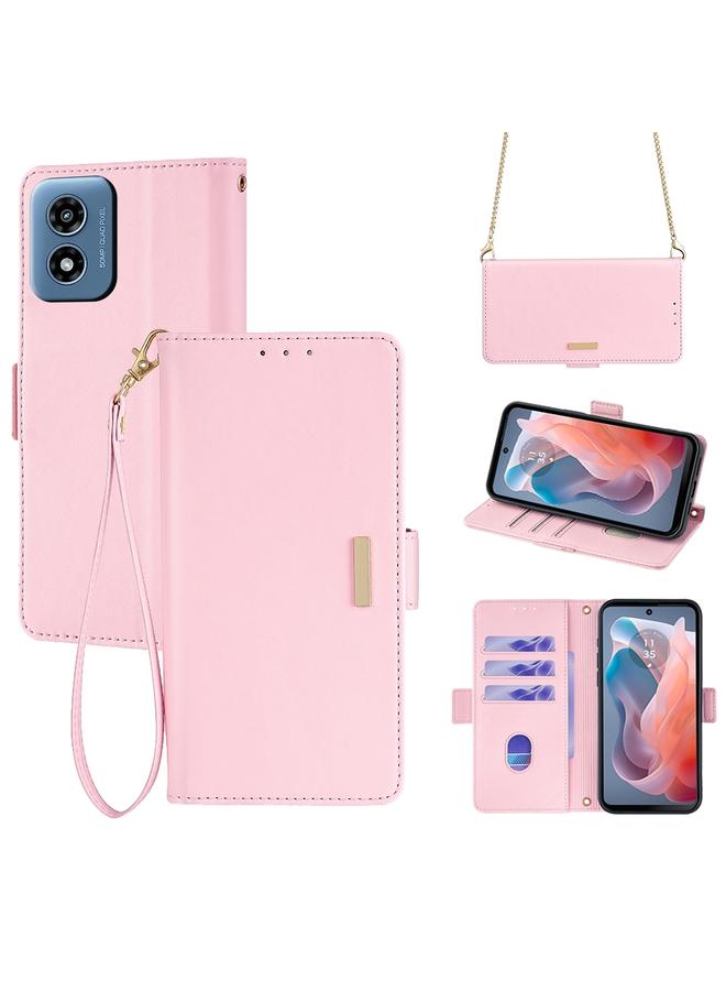 اس-توب جراب لهاتف Motorola Moto G Play 4G 2024 جراب هاتف جلدي بسلسلة كروس بودي - Image 1