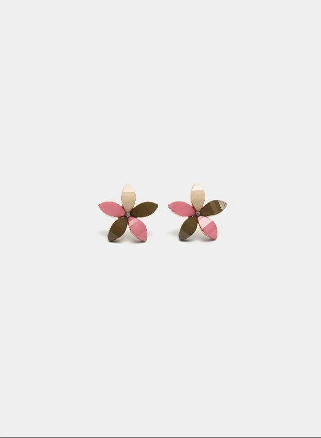 بارفوا أقراط الزهور مع الريسي