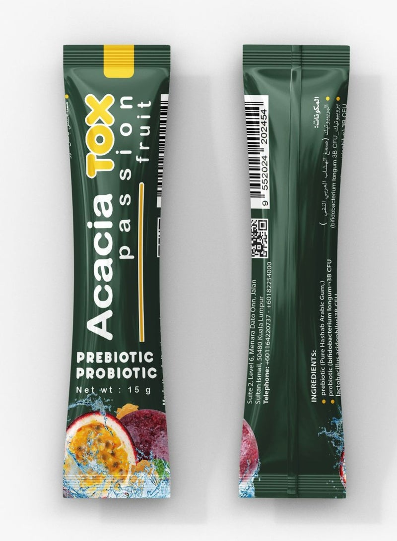 Biovida Biovida Acacia TOX - Prebiotics & Probiotics - 20 Sachets Passion Fruit  - Image 2