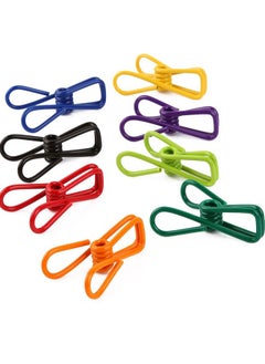 Yueton yueton Pack of 30 Multi-Purpose Clothesline Utility Clips, Steel Wire Clips  - Image 1