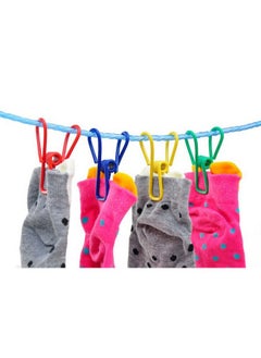 Yueton yueton Pack of 30 Multi-Purpose Clothesline Utility Clips, Steel Wire Clips  - Image 3