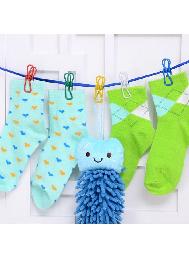 yueton Pack of 30 Multi-Purpose Clothesline Utility Clips, Steel Wire Clips - Image 4