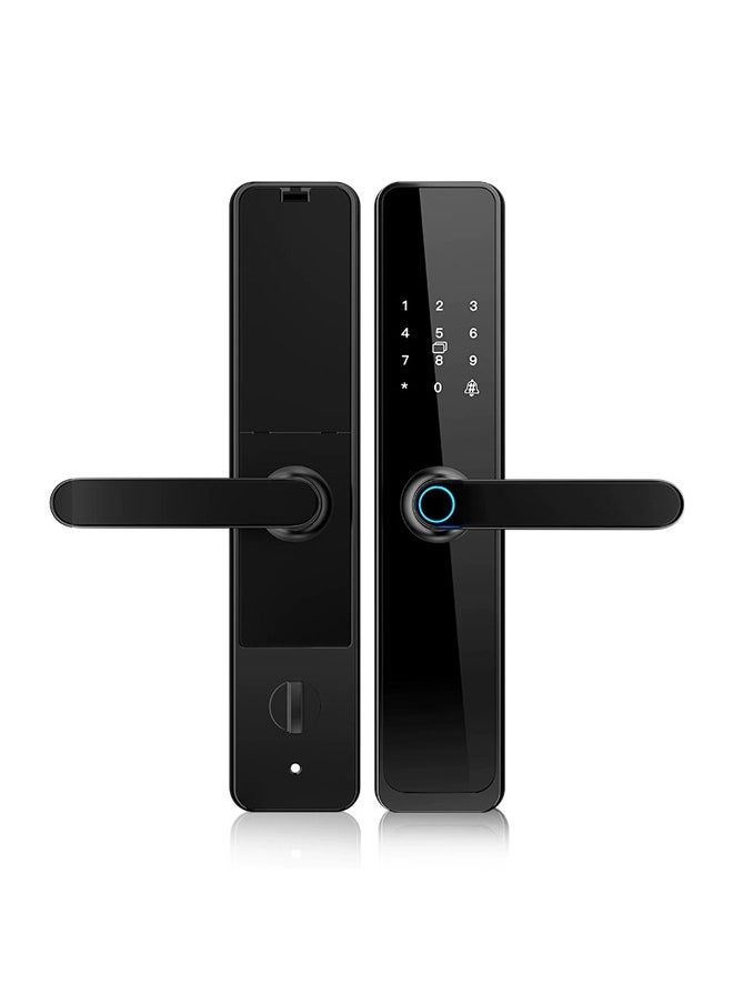 Generic Smart Lock Fingerprint Lock,  Door Lock Keypad , Door Lock with Handle Fingerprint,  Electronic Deadbolt Door Lock, Smart Door Lock Compatible with APP  - Image 1