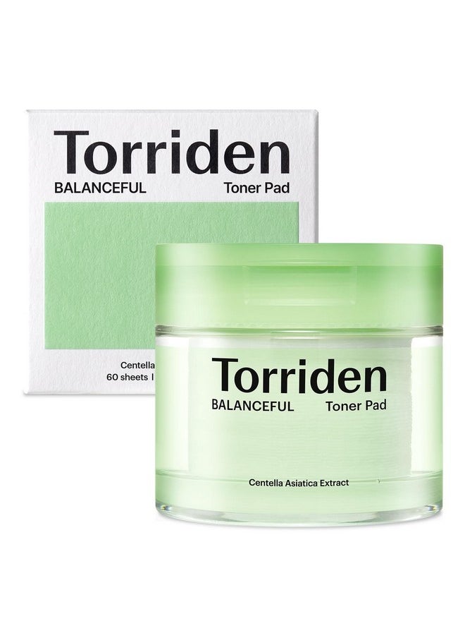 Torriden Torriden BALANCEFUL Toner Pads (60 Pads) | Daily Exfoliating Pads with PHA & LHA for Oily, Combo, and Sensitive Skin | 5D CICA, Panthenol  - Image 1