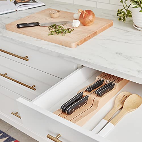 Wusthof WÜSTHOF 7-Slot In Drawer Knife Storage, Natural Wood - Image 2