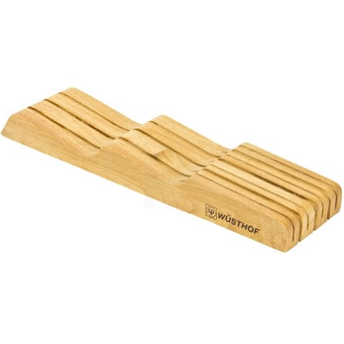 Wusthof WÜSTHOF 7-Slot In Drawer Knife Storage, Natural Wood - Image 1