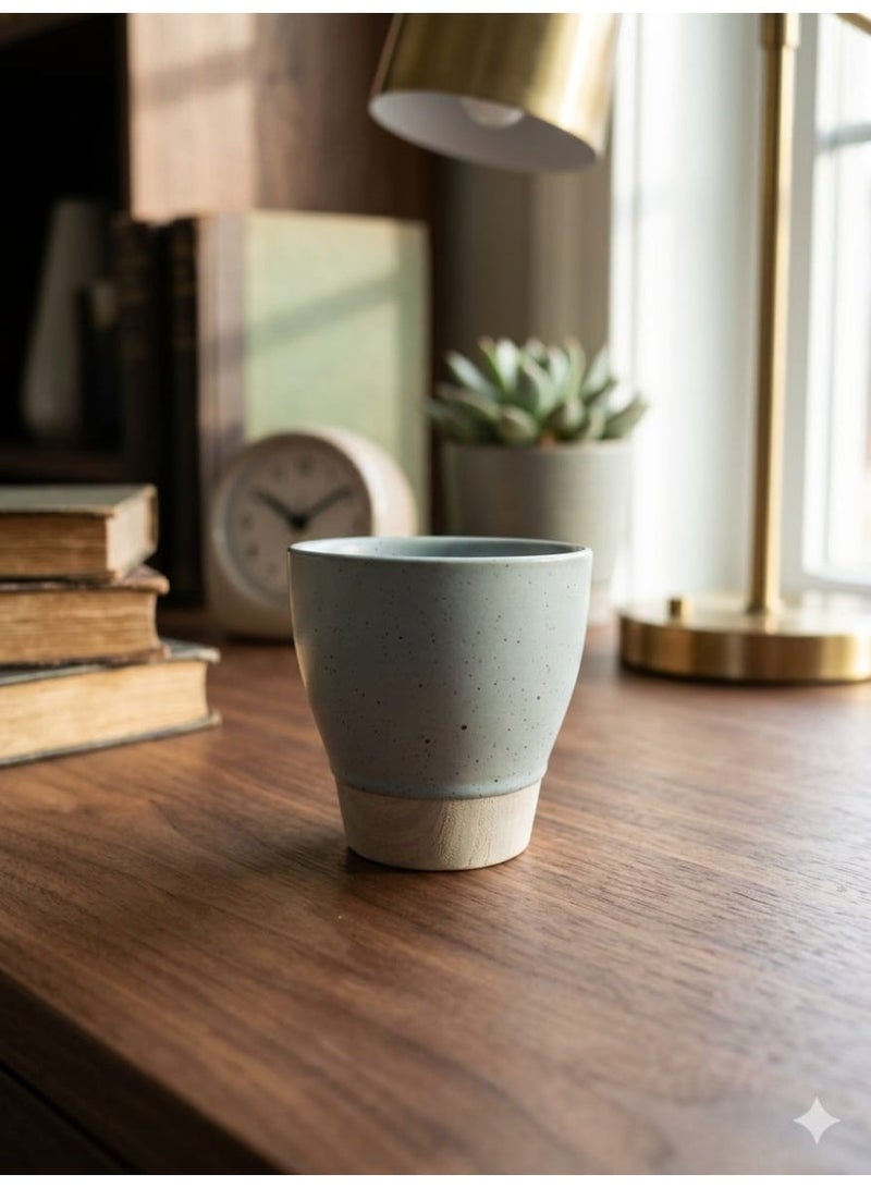 White ceramic coffee mug- 180 ml - Image 2