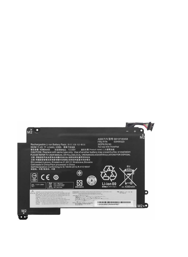 Terabyte 11.4V 53Wh 4610mAh 00HW020 00HW021 Replacement Laptop Battery for Lenovo Yoga 460 Series SB10F46458 SB10F46459 - Image 1