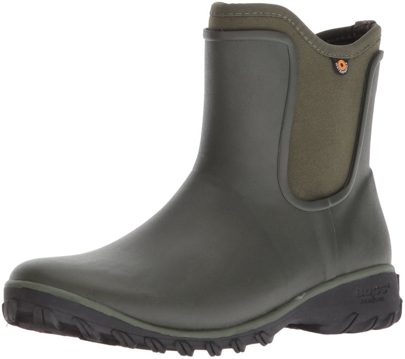 Bogs Women's SAUVIE SLIP ON BOOT Boot, sage, 6 Medium US