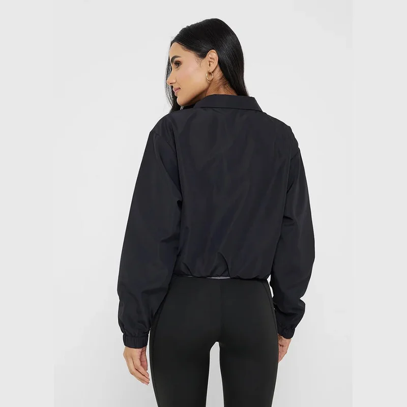 Reebok Black Reebok Brooklyn Cropped Bomber Women's Jacket - Black for Women | Best Price UAE