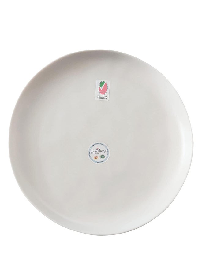 MODA CUCINA طبق عشاء ملامين مودا كوتشينا - عاجي 27 سم - Image 1