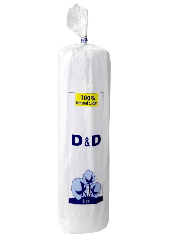 D&D Natural 100% Cotton Roll Non-Sterile Absorbent and Vegan- 8 oz, Pack of 2 - Image 4