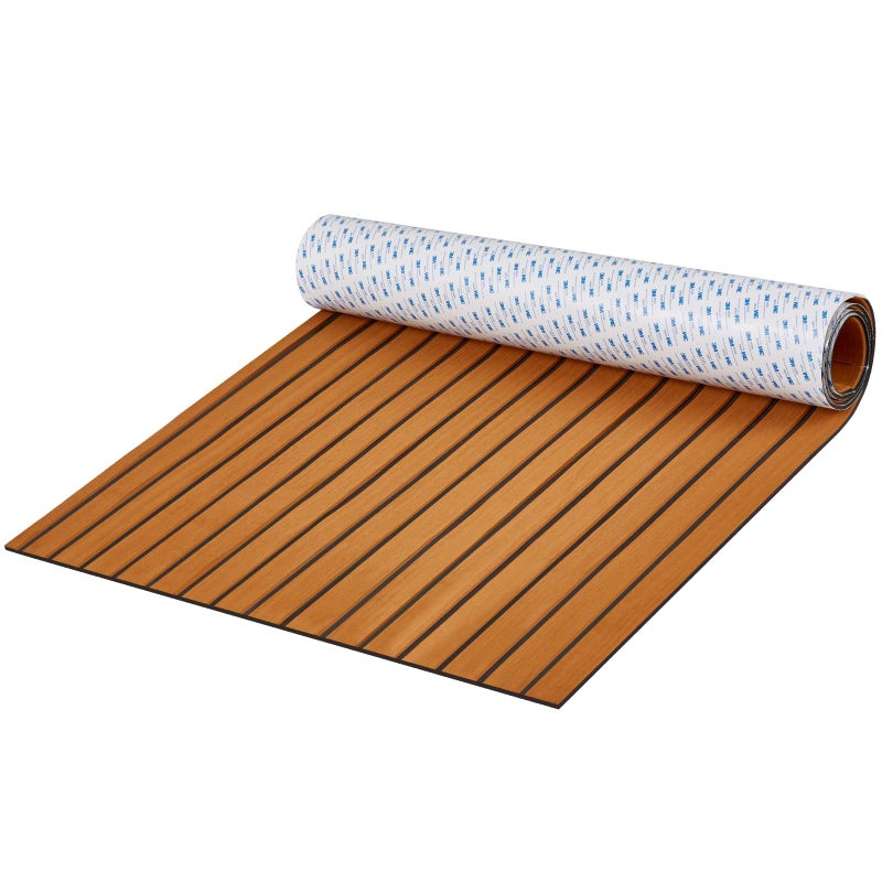 VEVOR Boat Flooring, EVA Foam Boat Decking 94.5" x 35.4", Non-Slip Self-Adhesive Flooring, 23.2 sq.ft Marine Carpet for Boats, Yacht, Pontoon, Kayak Decking - Image 1