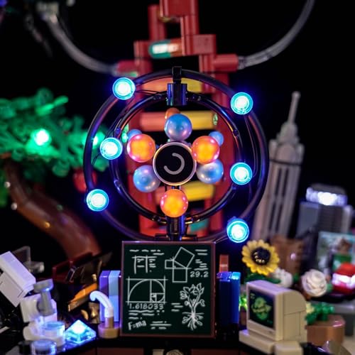 Hilighting Upgraded Led Light Kit Compatible with Lego Ideas The Evolution of STEM Building Set Lights Decoration Compatible with Lego 21355 Model Not Included - Image 5