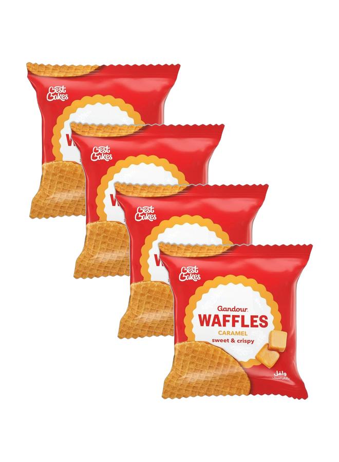 Gandour Caramel Waffle 28G, Bundle of 4 - Image 1