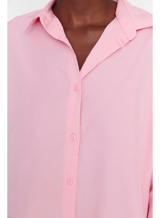 trendyol Shirt - Pink - Oversize - Image 4
