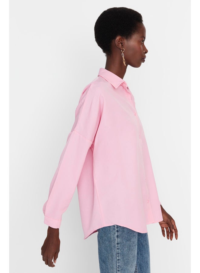 trendyol Shirt - Pink - Oversize - Image 3