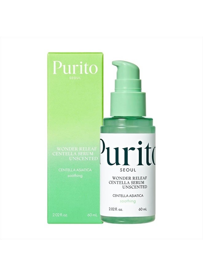 PURITO سيروم سنتيلا غير المعطر، سنتيلا كورية، لجميع أنواع البشرة، أمبول، مهدئ، مريح، سيروم للوجه، نباتي وخالي من القسوة، العناية بالبشرة الكورية، 60 مل 2 أونصة سائلة - Image 1