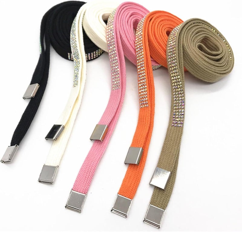 Men's And Women's Sweatshirt Hat Rope Coat With Drill Drawstring Pant Decoration Belt - Image 5