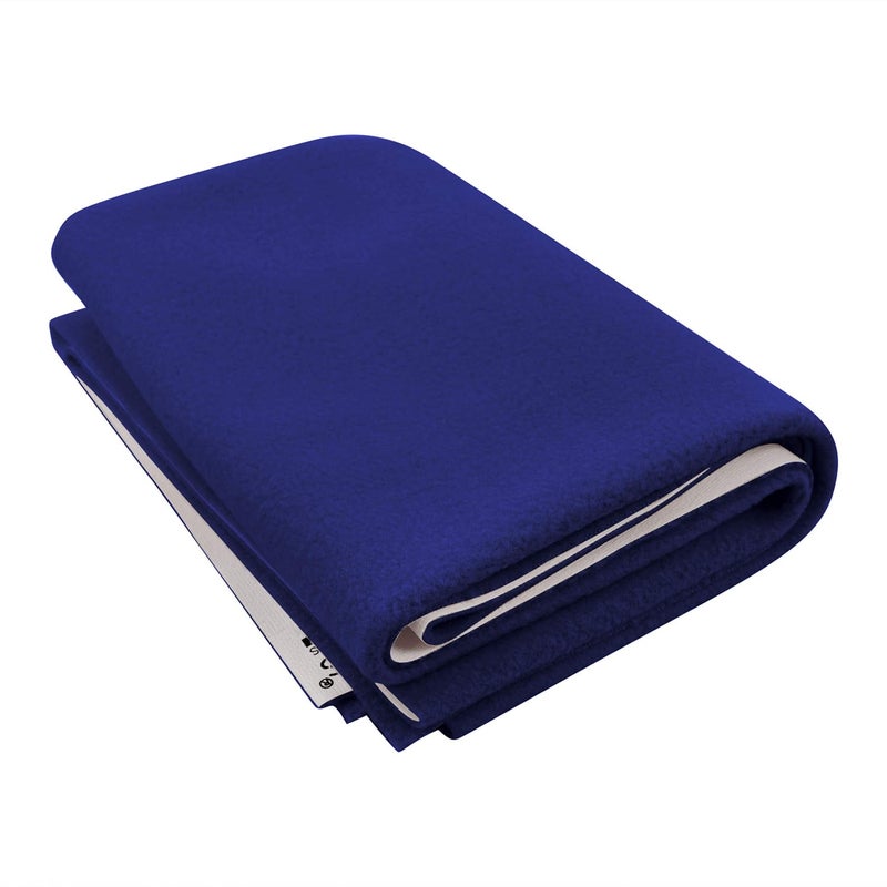 Polka Tots POLKA TOTS Waterproof Reusable Baby Bed Protector Absorbent Mat Dry Sheet for New Born Infants Pack of 2 Maroon DarkBlue 100 X 140 CM Large  - Image 3