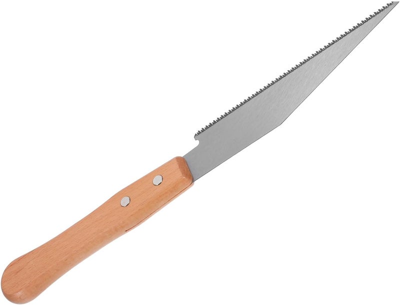 FENICAL Mini Japanese Hand Saw with Fine Teeth Portable Flush Trim Pull Saw for Woodworking and Tree Cutting with Hardened Pointed Tip Woodcraft Tool for Precision Cuts - Image 1