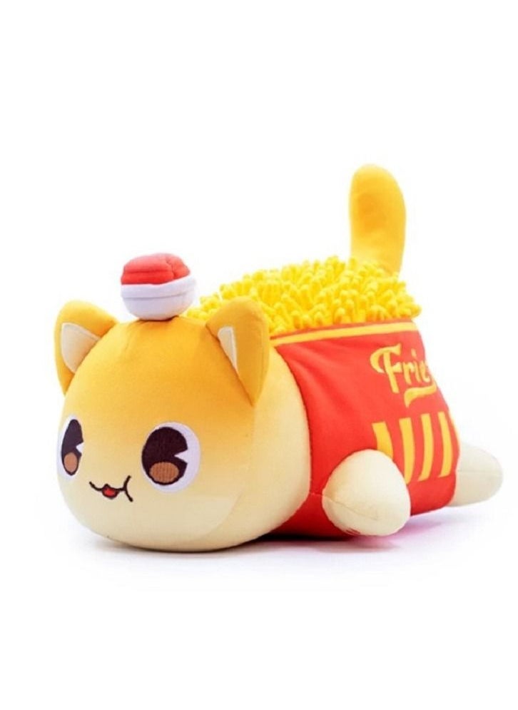 Y&D Adorable 10" Cat Plush Toy Collectible Stuffed Animal Pillow For Kids And Cat Lovers Perfect Gift For Mee Meow Fans 