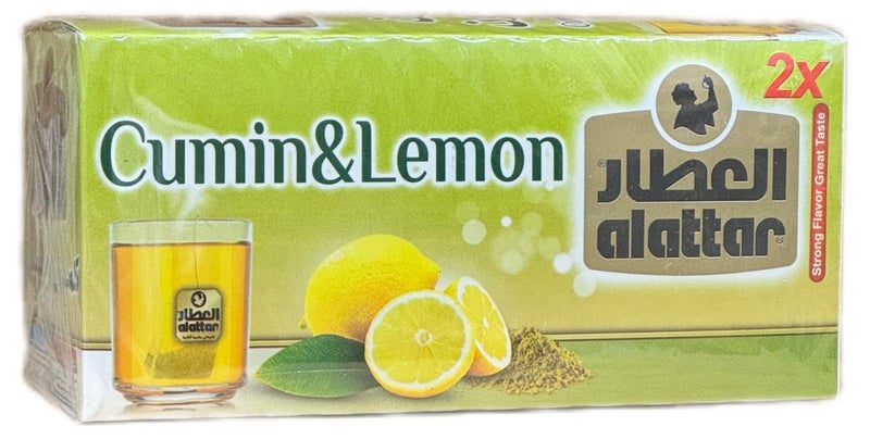 alattar شاي الأعشاب بالكمون والليمون – 20 كيس شاي