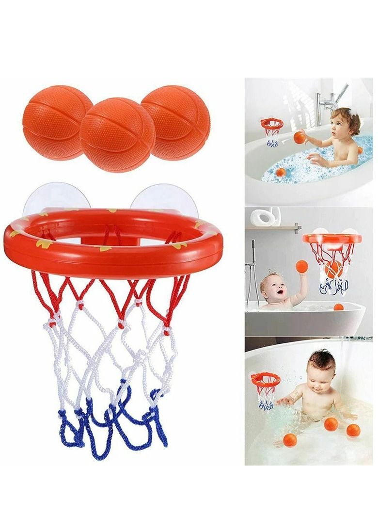 Baby Bath Toy Toddler Boy Water Toys With Shooting Basketball Hoop with 3 Balls  - Image 1