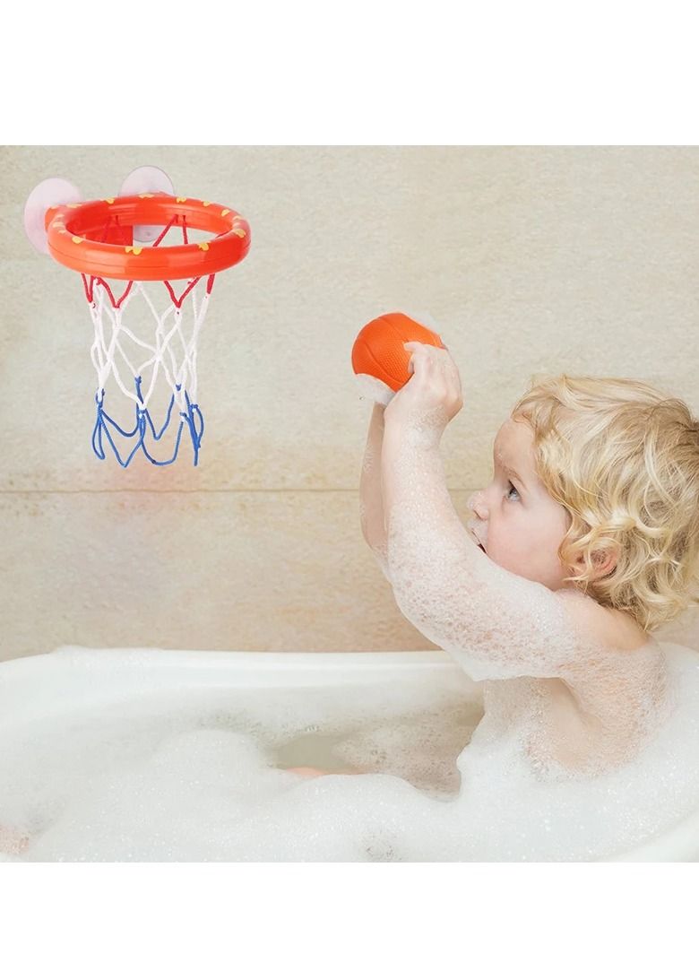 Baby Bath Toy Toddler Boy Water Toys With Shooting Basketball Hoop with 3 Balls  - Image 3